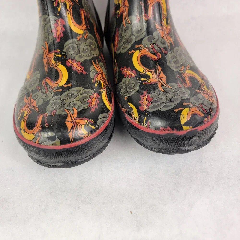 Bogs Kids‎ Classic High Dragon Rain Boots Waterproof Neoprene Outdoor